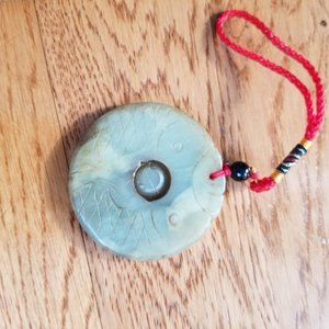 Double Fish Soapstone Carving - vintage